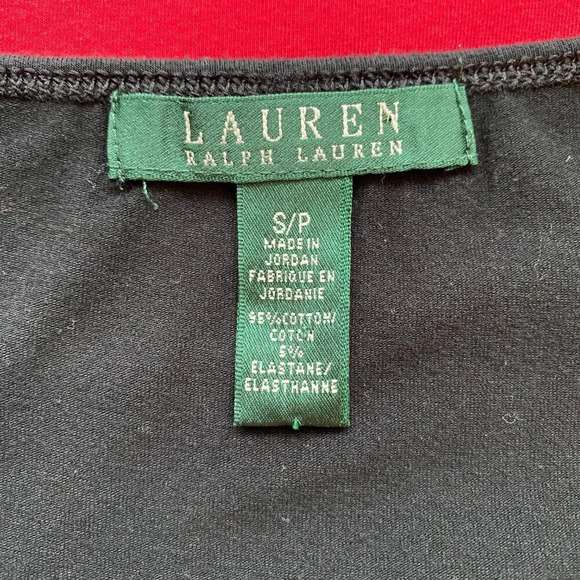 Lauren Ralph Lauren Size Small Sleeveless Bodycon Colorblock Stretch Midi Dress - Picture 16 of 16